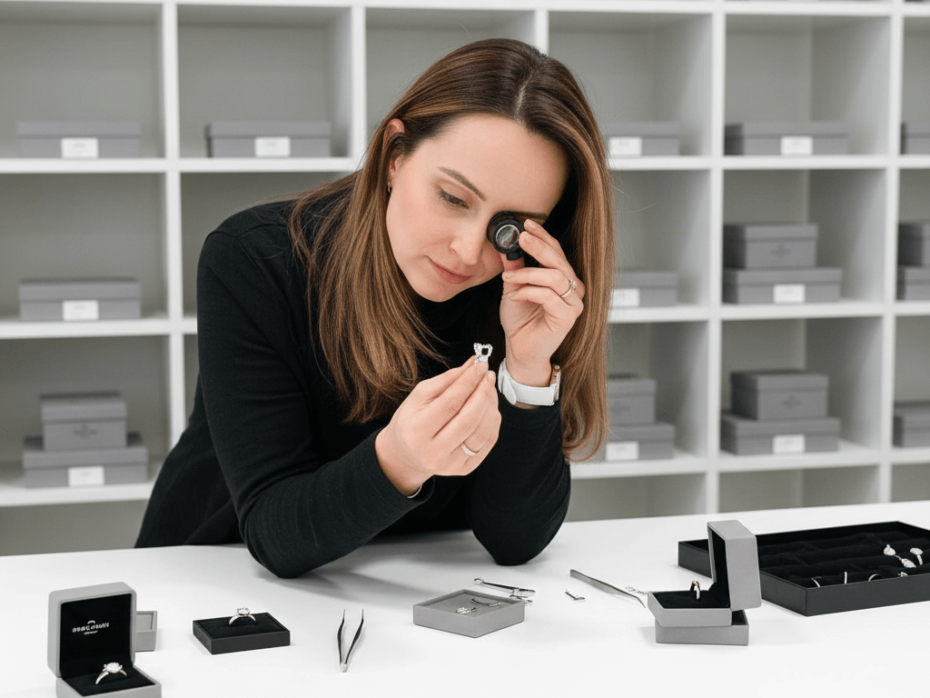 Šéfová kontroluje šperky