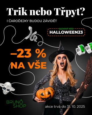 Halloween s leskem 🎃 Nebojte se trochu třpytu – šperky teď mají 23% slevu! ✨ Použijte kód HALLOWEEN23 a dopřejte si...
