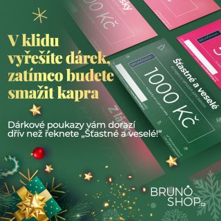 Elektronické dárkové poukazy 🎁 Štědrý den je za dva dny a na hrdinství už není prostor. 🎄 Elektronický dárkový poukaz je...
